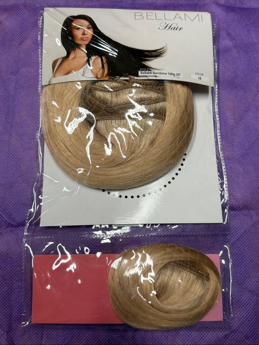 BELLAMI Dirty Blonde 20 inch lace clipins